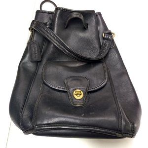 Vintage Coach Black Backpack